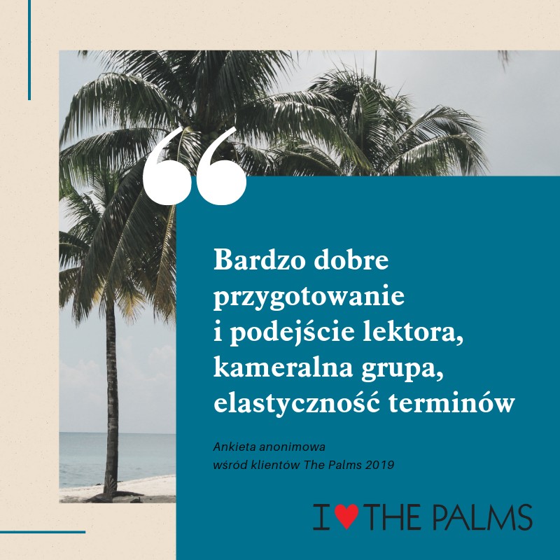 opinie klientów o szkole The Palms