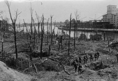 Westerplatte po zakończeniu walk, 9 września 1939 