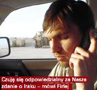 Czuję się odpowiedzialny za Nasze zdanie o Iraku - mówi Firlej