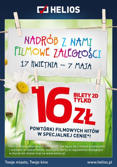 Filmowe Powtórki w sieci Kin Helios - plakat