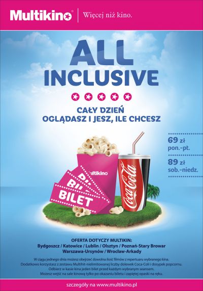 Oferta All Inclusive w Multikinie