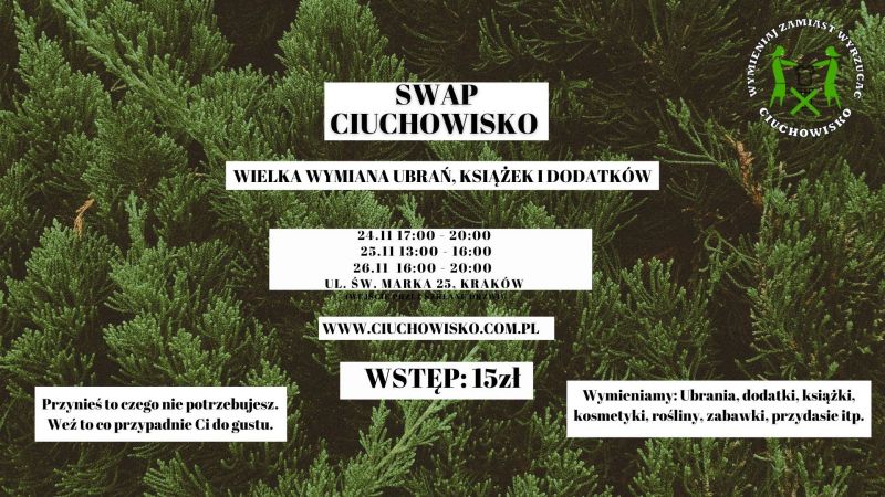 Listopadowy SWAP Ciuchowisko, Kraków